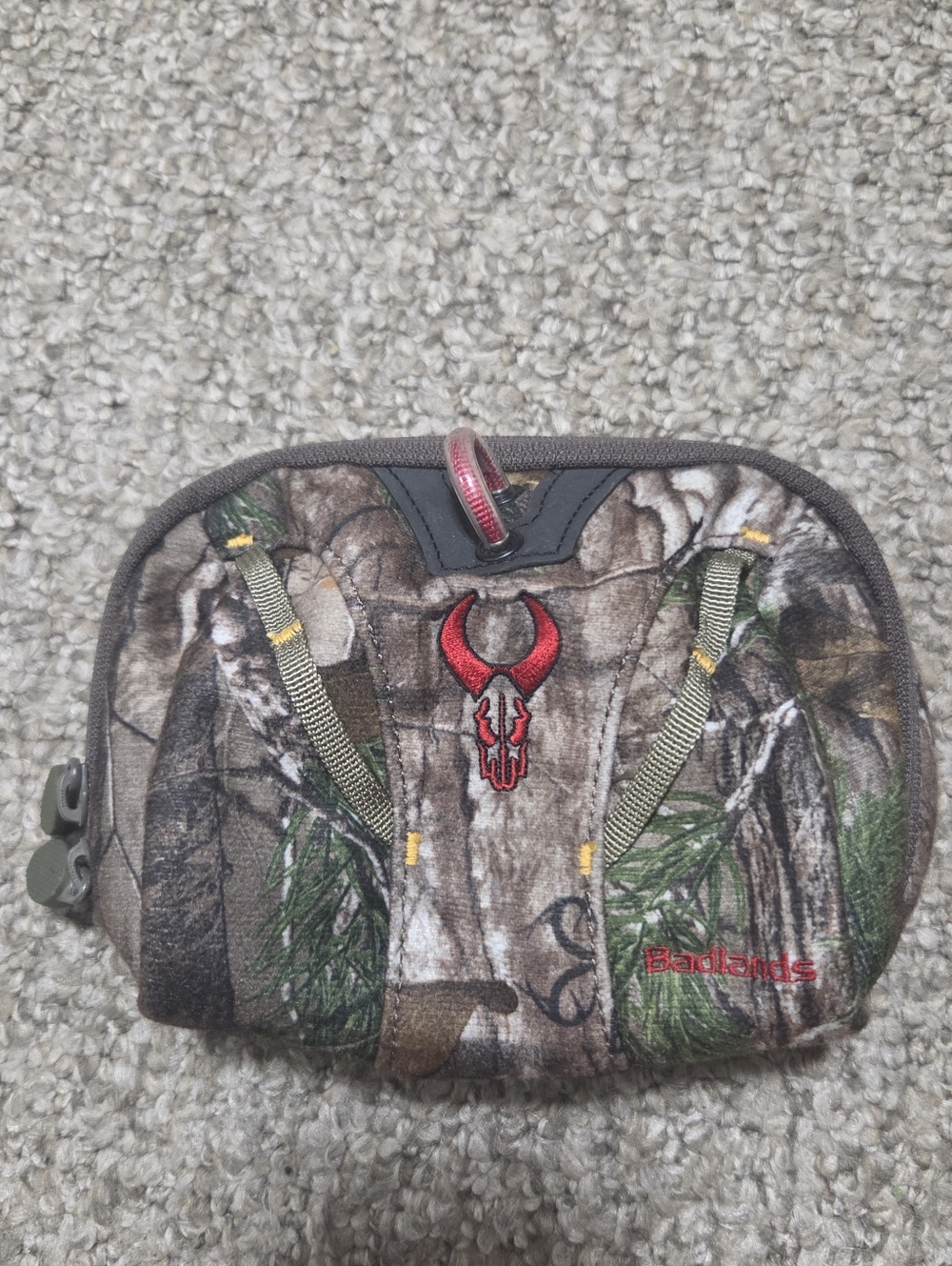 Badlands Utility Pouch Small Camo Zip  Nylon Hunting Gear Accessory Bag 7"x 5"
